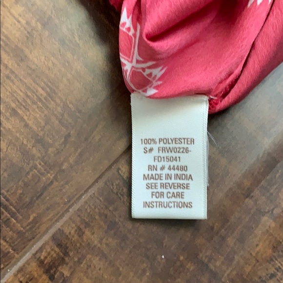 Hot Pink Romper with white pattern - Picture 6 of 6